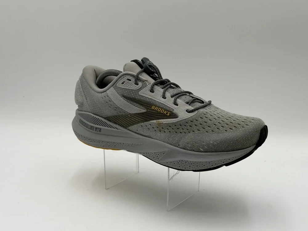 Brooks Adrenaline GTS 24 Men's Size 10 2E  Alloy/White/Gold Fusion Low Top